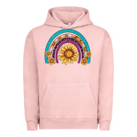 Pigment Salmon rainbow sunflower Urban Hoodie - AdoDesignShop