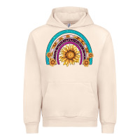 Sandshell rainbow sunflower Urban Hoodie - AdoDesignShop