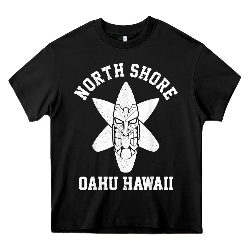 Oahu Hawaii North Shore Surf Beach Surfing Surfer Gift Heavy Core Tee by longCreatives | Teevron