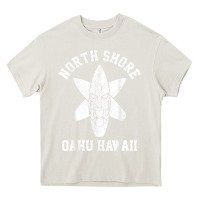 Cream Oahu Hawaii North Shore Surf Beach Surfing Surfer Gift Heavy Core Tee - longCreatives