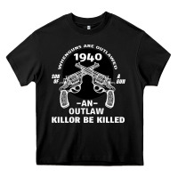 Black Guns - When guns are outlawed I'll be outlaw Heavy Core Tee - Bettercallsaul
