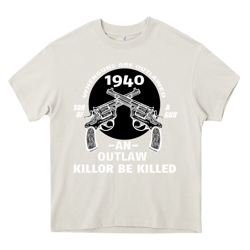 Guns - When Guns Are Outlawed I'll Be Outlaw Heavy Core Tee by Bettercallsaul | Teevron