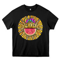 Black hello summer Heavy Core Tee - JahusDesignShop