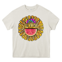Cream hello summer Heavy Core Tee - JahusDesignShop