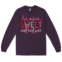Plum be mine sweet valentine Long Sleeve Tee - OliviaCreatesArt