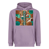 Lavender blessed cross Heavyweight Hoodie - BarkalooDesign