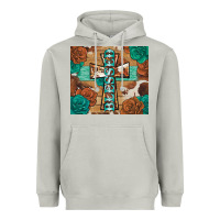 Moon Dust blessed cross Heavyweight Hoodie - BarkalooDesign