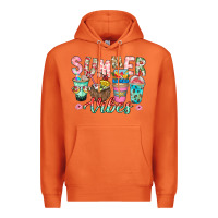 Carrot Summer Vibes Premium Hoodie - CowhideDigitalArt