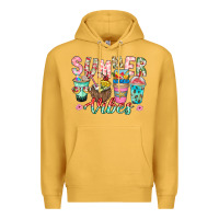 Mustard Summer Vibes Premium Hoodie - CowhideDigitalArt