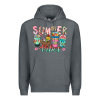 Rock Summer Vibes Premium Hoodie - CowhideDigitalArt