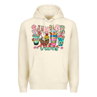 Sandshell Summer Vibes Premium Hoodie - CowhideDigitalArt