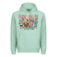 Seafoam Summer Vibes Premium Hoodie - CowhideDigitalArt