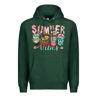 Sports Green Summer Vibes Premium Hoodie - CowhideDigitalArt