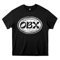 Black Outer Banks North Carolina OBX Beach Summer Travel Vintage Birthday Heavy Core Tee - longCreatives