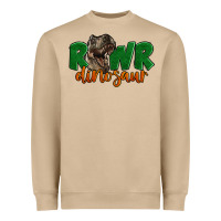 Mushroom Rawr Dinosaur Heavyweight Sweatshirt - LillyAllenDesigns