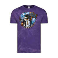 Cloud Purple hello winter Vintage Tee - CowGirlArtShop