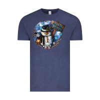Vintage Denim hello winter Vintage Tee - CowGirlArtShop