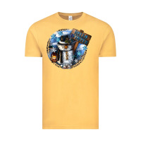 Vintage Mustard hello winter Vintage Tee - CowGirlArtShop