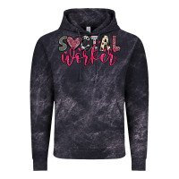 Cloud Black social worker Vintage Hoodie - OliviaCreatesArt