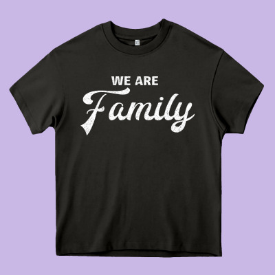 We Are Family (family / Father / Mother / Children) Heavy Core Tee Designed By Bettercallsaul