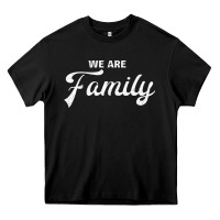 Black We Are Family (Family / Father / Mother / Children) Heavy Core Tee - Bettercallsaul