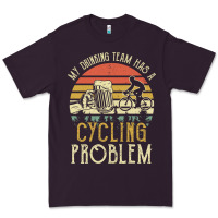 Plum my drinking team has a cycling problem cotton t shirt funny dad gift c Premium Tee - longCreatives