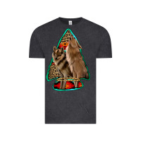 Vintage Black howling wolves arrowhead Vintage Tee - Jasminsmagicworld
