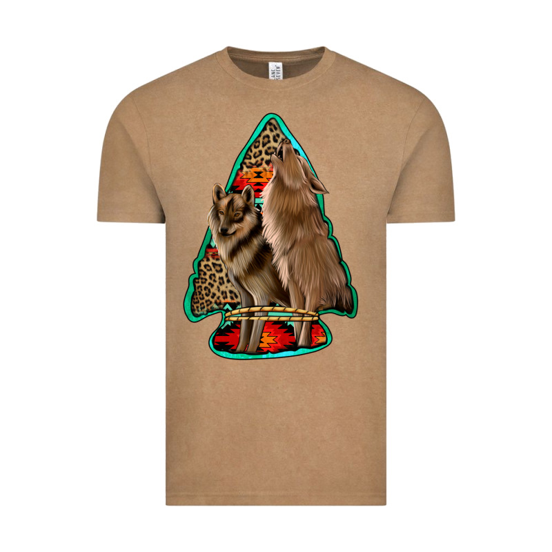 Howling Wolves Arrowhead Vintage Tee by Jasminsmagicworld | Teevron