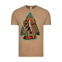 Vintage Coffee howling wolves arrowhead Vintage Tee - Jasminsmagicworld