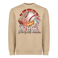 Mushroom i am just here for the snack baseball sister Heavyweight Sweatshirt - RacoonDesign