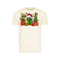Vintage Arctic christmas cactus Vintage Tee - CowGirlArtShop