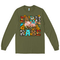 Army Green western farm babe Long Sleeve Tee - OliviaCreatesArt