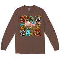 Chestnut western farm babe Long Sleeve Tee - OliviaCreatesArt