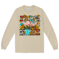 Mushroom western farm babe Long Sleeve Tee - OliviaCreatesArt