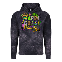 Cloud Black mardi gras princess Vintage Hoodie - OliviaCreatesArt