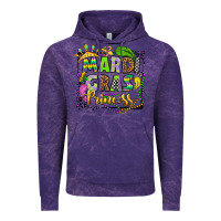 Cloud Purple mardi gras princess Vintage Hoodie - OliviaCreatesArt