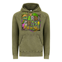 Vintage Olive mardi gras princess Vintage Hoodie - OliviaCreatesArt