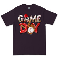 Plum Game day Baseball Premium Tee - NancyCooperArtShop