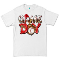 White Game day Baseball Premium Tee - NancyCooperArtShop