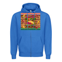 True Royal cinco de taco paper serape leopard wooden Zipper Hoodie - Artiststas