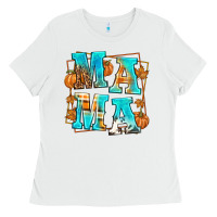 White Fall Mama Ladies Tee - texasbilliewilder