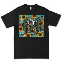 Black western blessed sunflower's Premium Tee - RanaPortraitStore