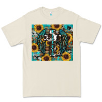 Bone western blessed sunflower's Premium Tee - RanaPortraitStore