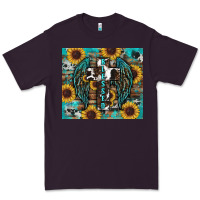 Plum western blessed sunflower's Premium Tee - RanaPortraitStore