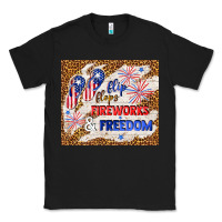 Black flip flops fireworks & freedom 4th of july Classic Tee - TumblerDesignByShophia