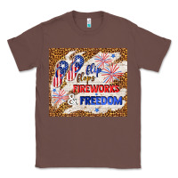 Chestnut flip flops fireworks & freedom 4th of july Classic Tee - TumblerDesignByShophia