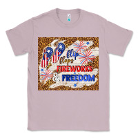 Lilac flip flops fireworks & freedom 4th of july Classic Tee - TumblerDesignByShophia