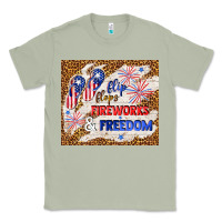 Matcha flip flops fireworks & freedom 4th of july Classic Tee - TumblerDesignByShophia