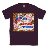 Plum flip flops fireworks & freedom 4th of july Classic Tee - TumblerDesignByShophia