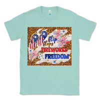 Seafoam flip flops fireworks & freedom 4th of july Classic Tee - TumblerDesignByShophia